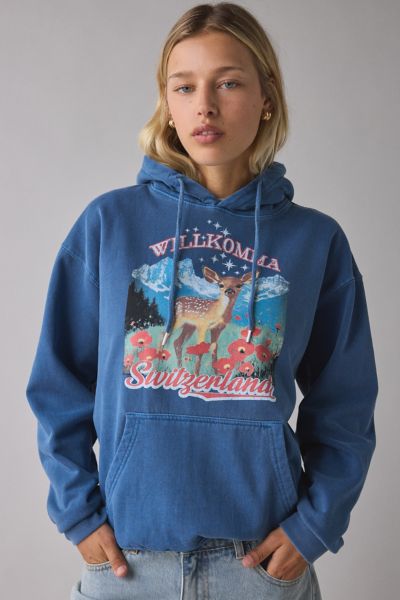 Willkomma Switzerland Graphic Hoodie Sweatshirt