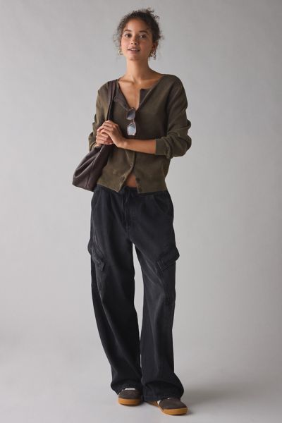 BDG Station Cocoon Baggy Barrel Leg Cargo Jean