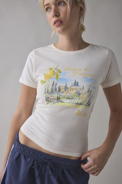Lemon De Toscana Graphic Baby Tee