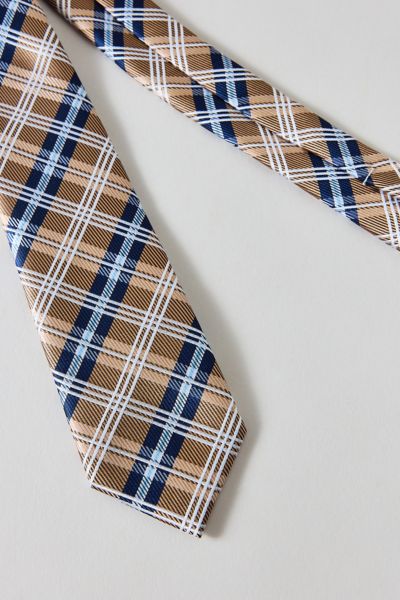 Plaid Pattern Neck Tie