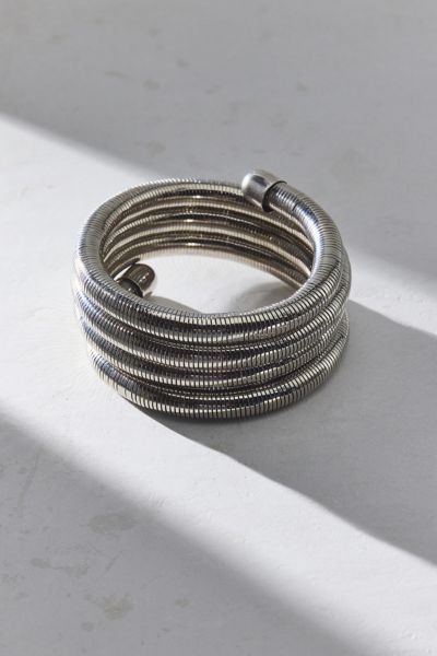 Metal Coil Wrap Bracelet