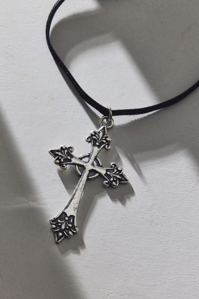 Cordelia Cross Choker Necklace