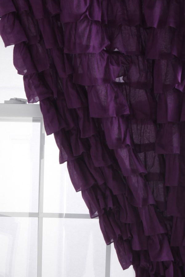Waterfall Ruffle Curtain Urban Outfitters