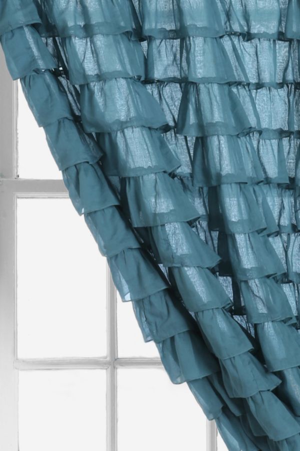 Waterfall Ruffle Curtain Urban Outfitters
