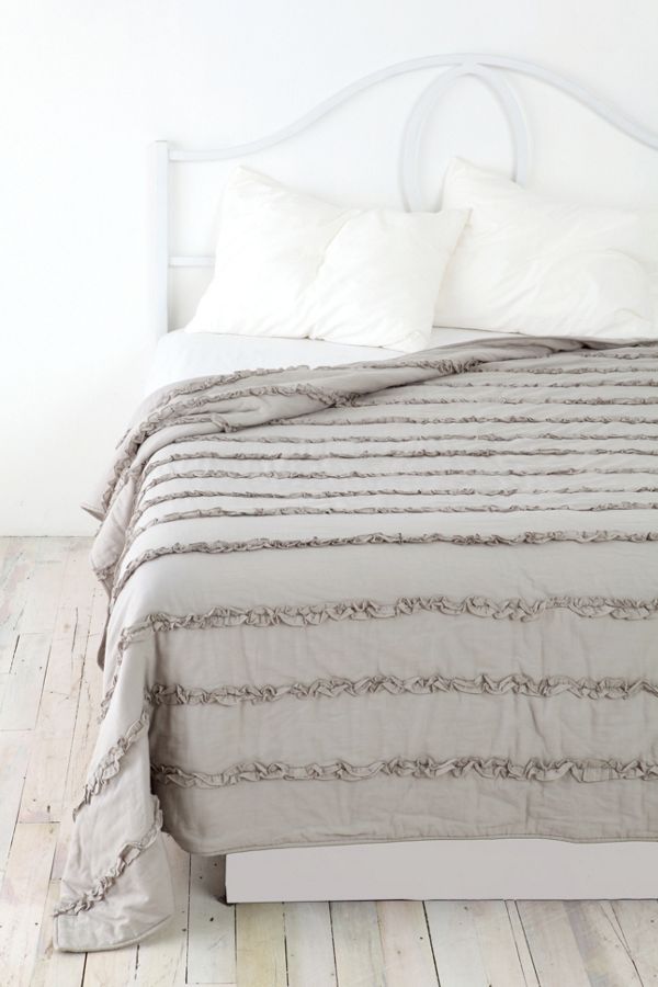 Tuxedo Ruffle Quilt Urban Outfitters