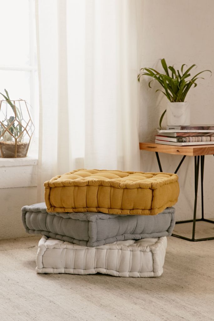 Tufted Corduroy Floor Pillow Urban Outfitters