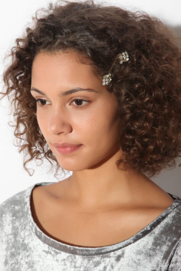 Urban Renewal Vintage Jeweled Bobby Pin Set Of 2 Urban Outfitters