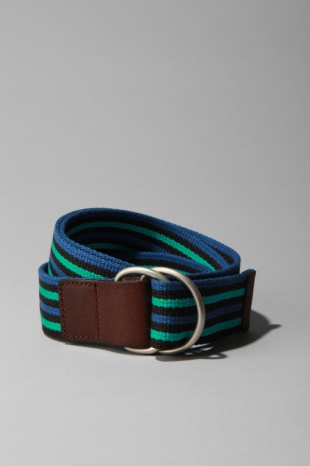 Striped Web D-Ring Belt | Urban Outfitters