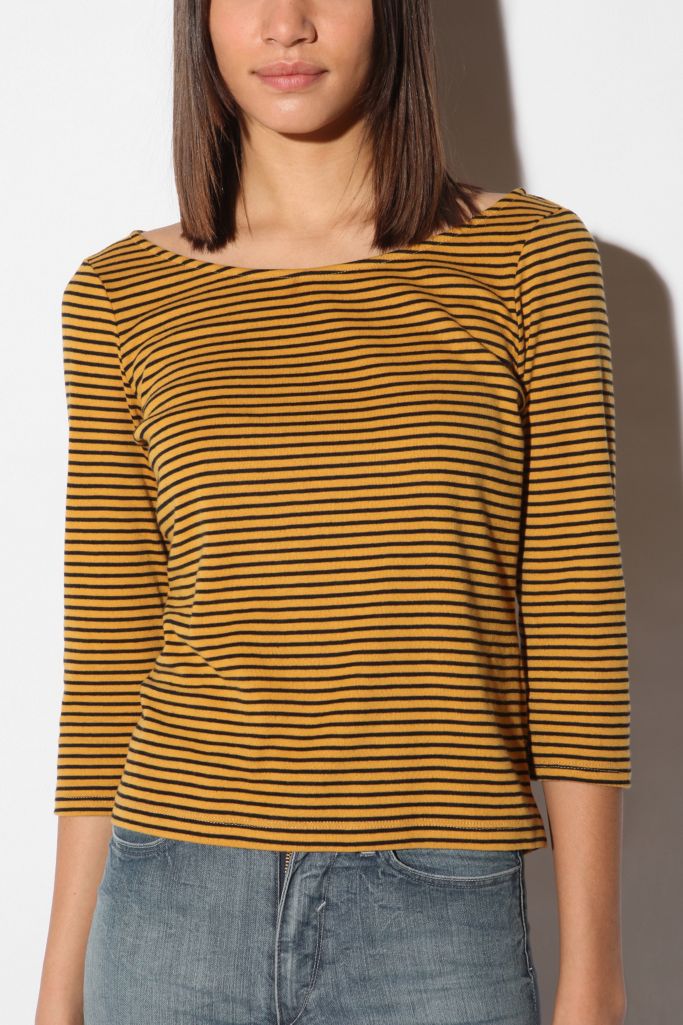 BDG Breton Striped Top Urban Outfitters