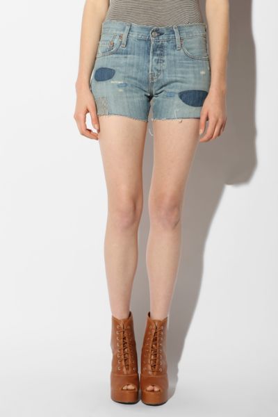 levi's striped shorts