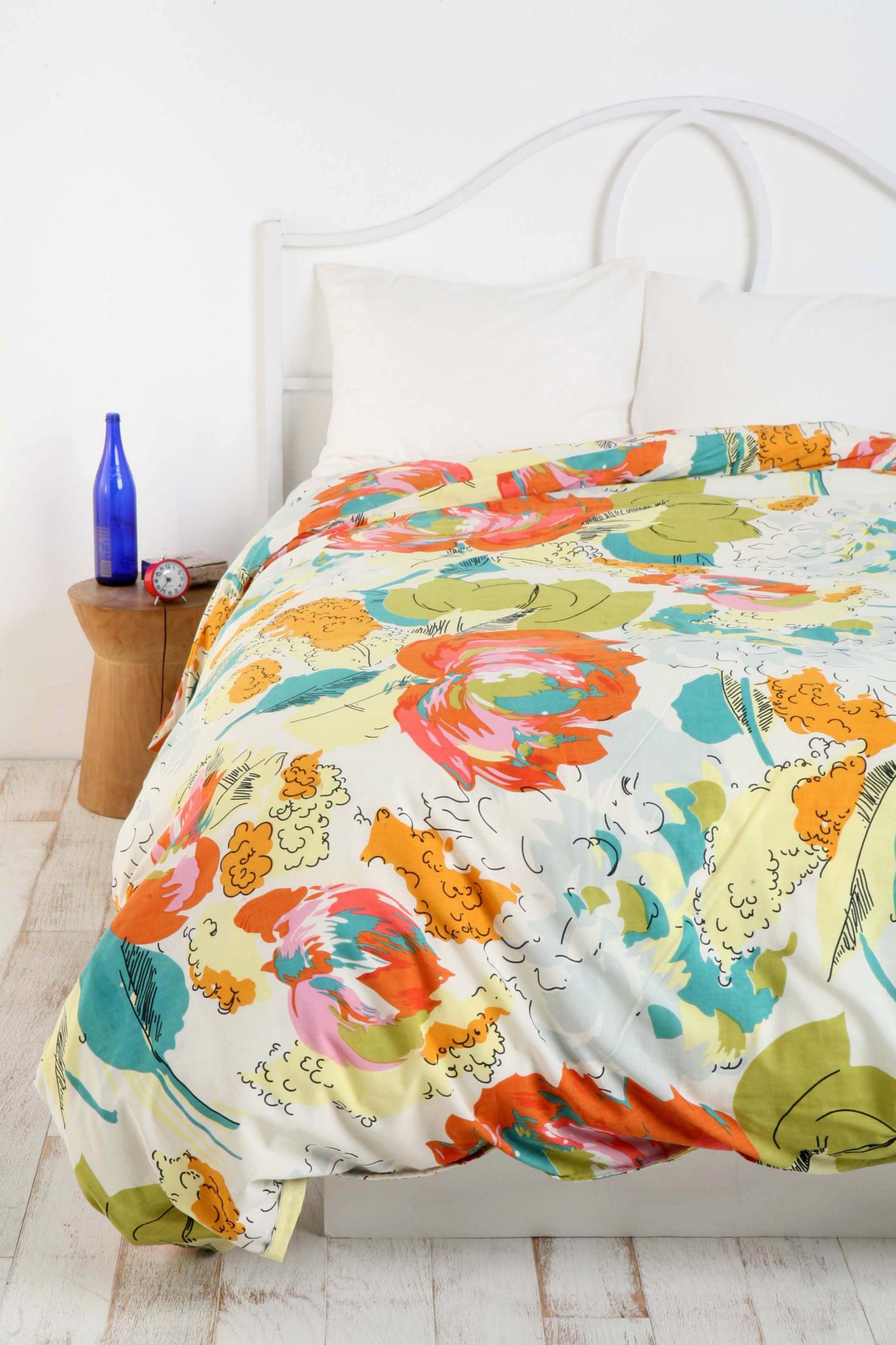 Floral Watercolor Duvet Cover Urban Outfitters