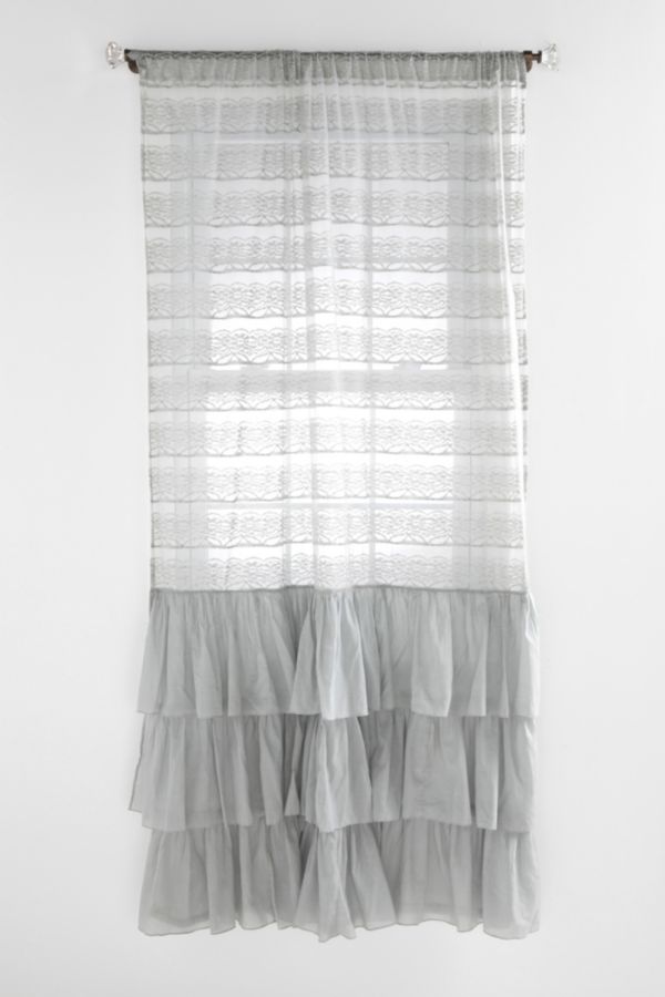 Lace Ruffles Curtain Urban Outfitters