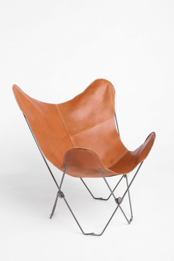 Leather Butterfly Chair Urban Outfitters