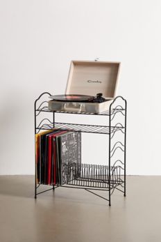 Slide View: 2: Vinyl Record Storage Shelf