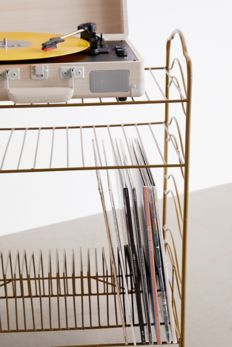 Slide View: 5: Vinyl Record Storage Shelf