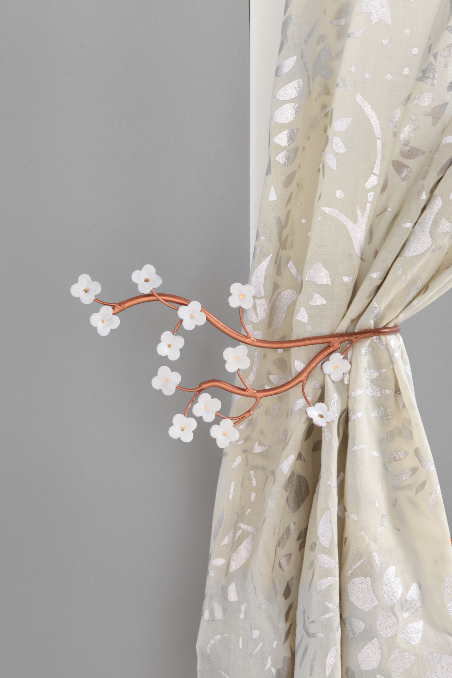 Cherry Blossom Curtain Tie Back Urban Outfitters