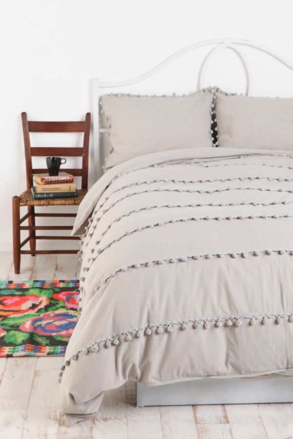 Ball Fringe Duvet Cover Urban Outfitters