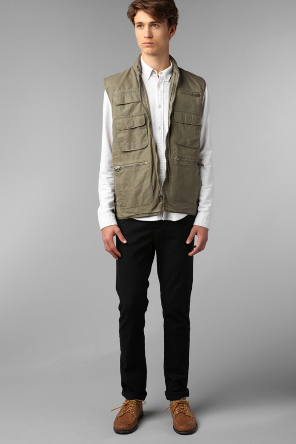 Vintage Men's Banana Republic Cargo Vest Urban Outfitters