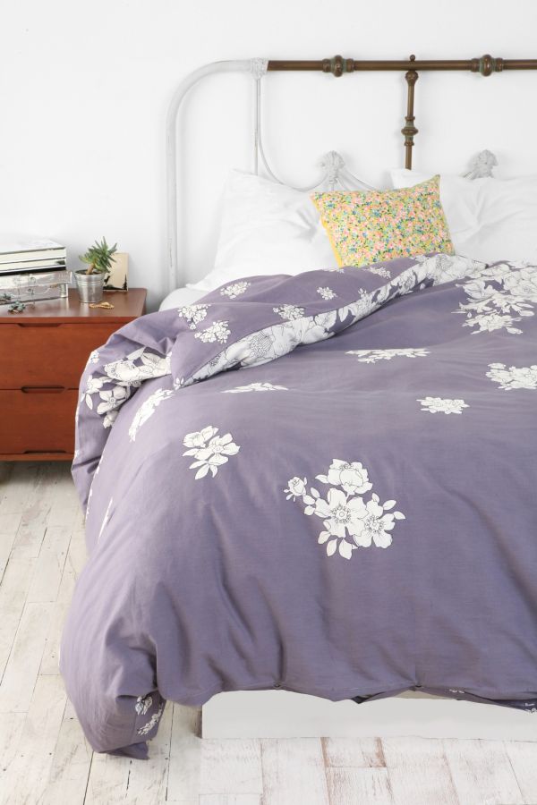 Falling Floral Duvet Cover Urban Outfitters