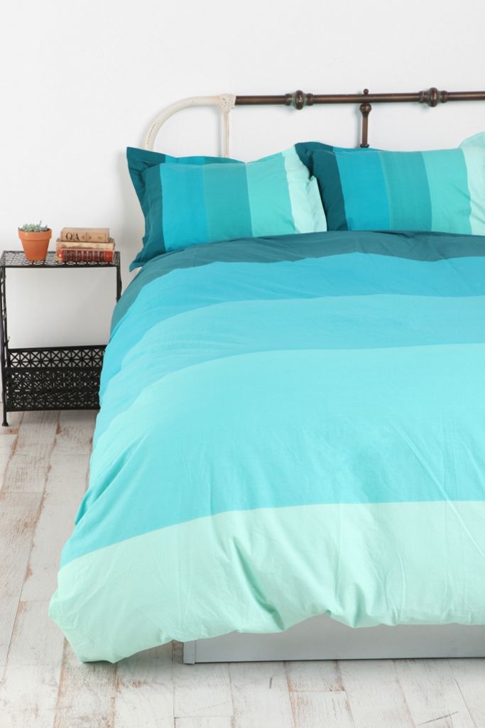 Tonal Stripe Duvet Cover Urban Outfitters