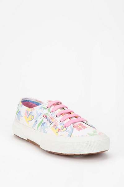 superga floral canvas sneaker