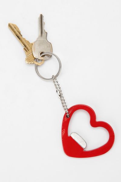 heart bottle opener keychain
