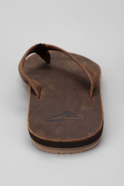 reef skinny leather flip flops