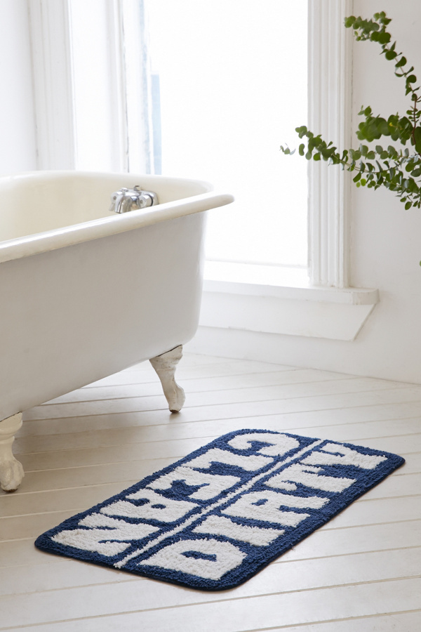 Clean/Dirty Bath Mat Urban Outfitters