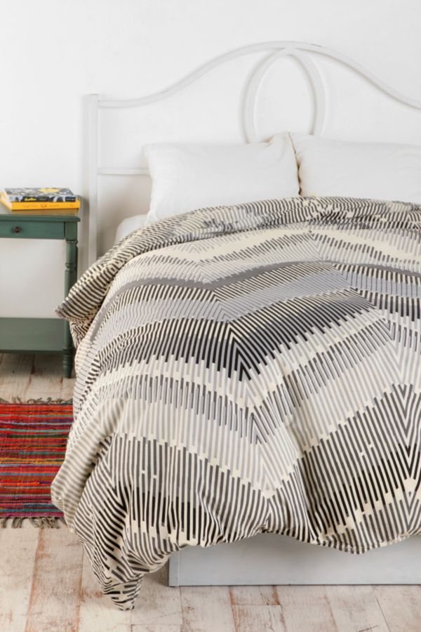 Magical Thinking Linear Chevron Duvet Cover Urban Outfitters Canada