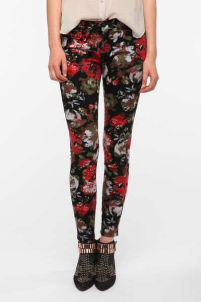 bdg floral jeans