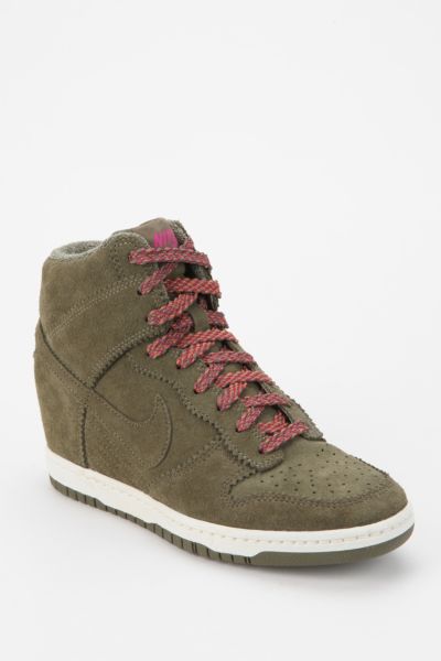 nike high top wedges