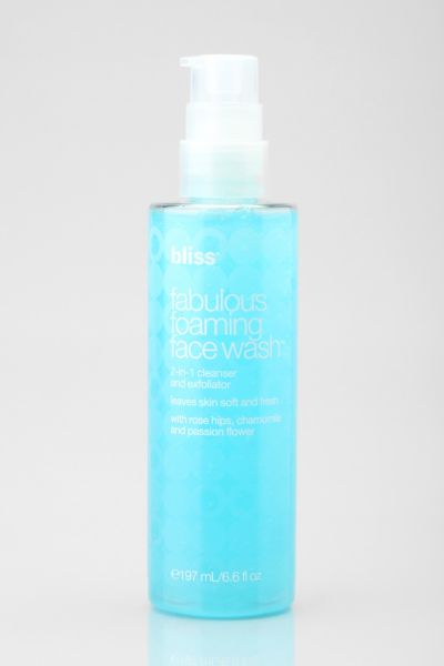 bliss foaming face wash