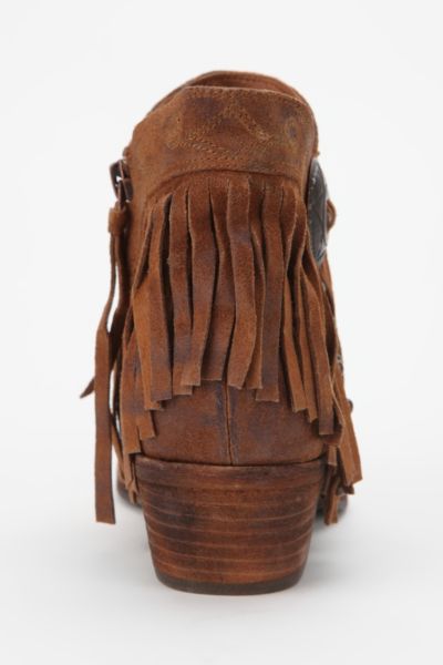 sam edelman sidney fringe ankle boot