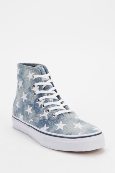 denim high top vans