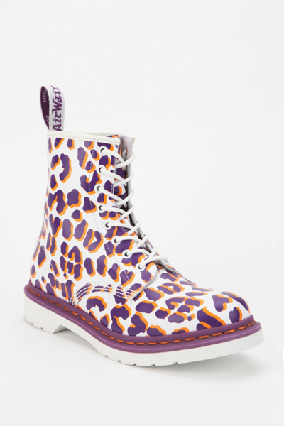 doc martens animal print boots