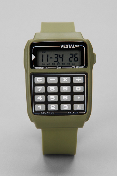 vestal calculator watch