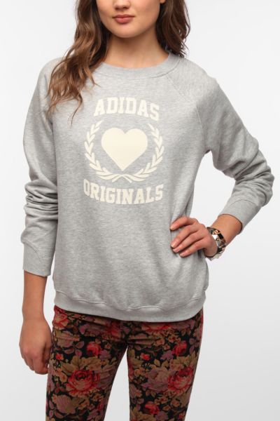 adidas heart sweatshirt