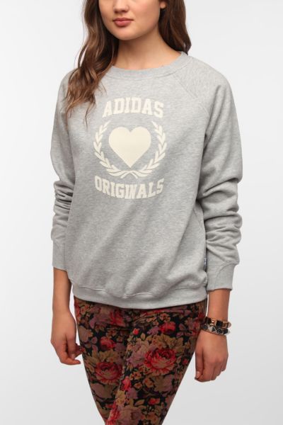 adidas heart sweatshirt