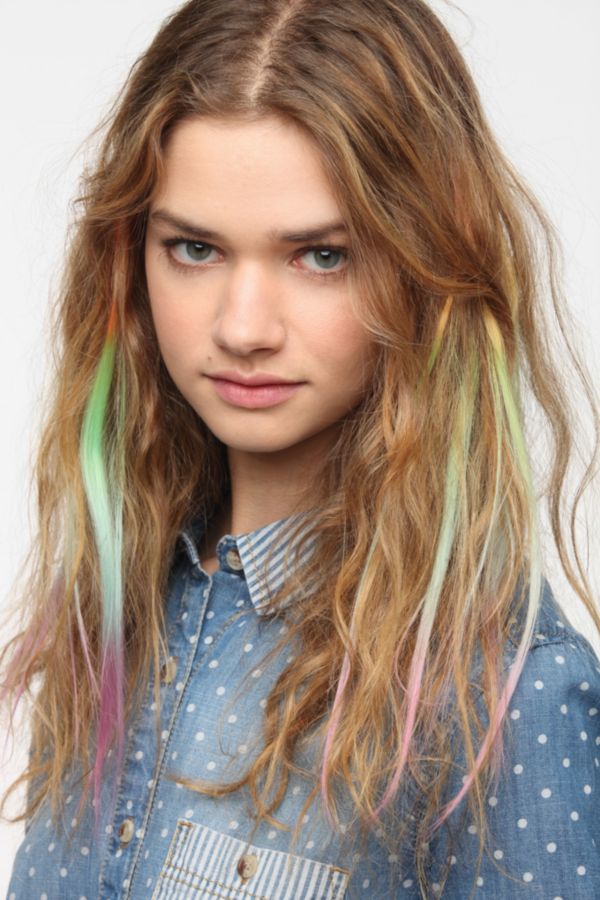 Rainbow Hair Piece Urban Outfitters