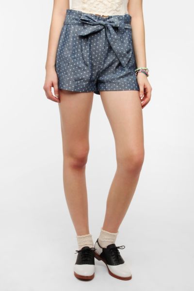 urban outfitters paper bag shorts