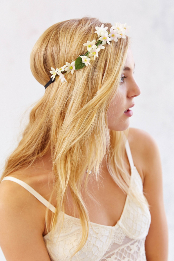 Assorted Flower Crown Headwrap Urban Outfitters
