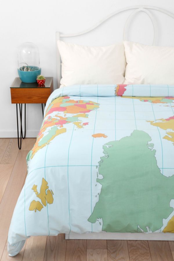 Map Duvet Cover Urban Outfitters