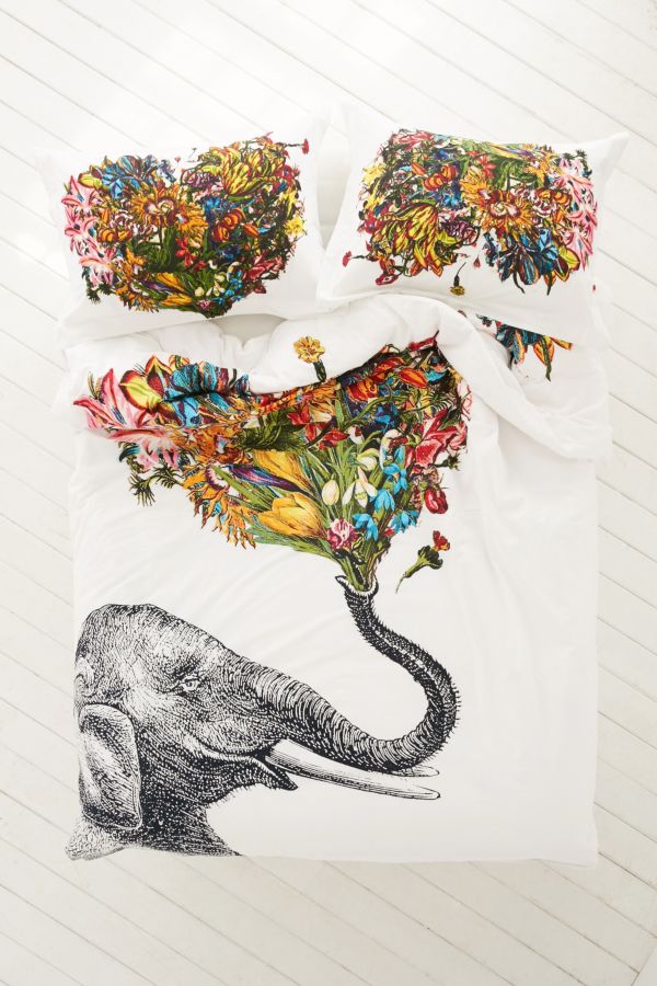 Rococcola Happy Elephant Duvet Cover Urban Outfitters Canada