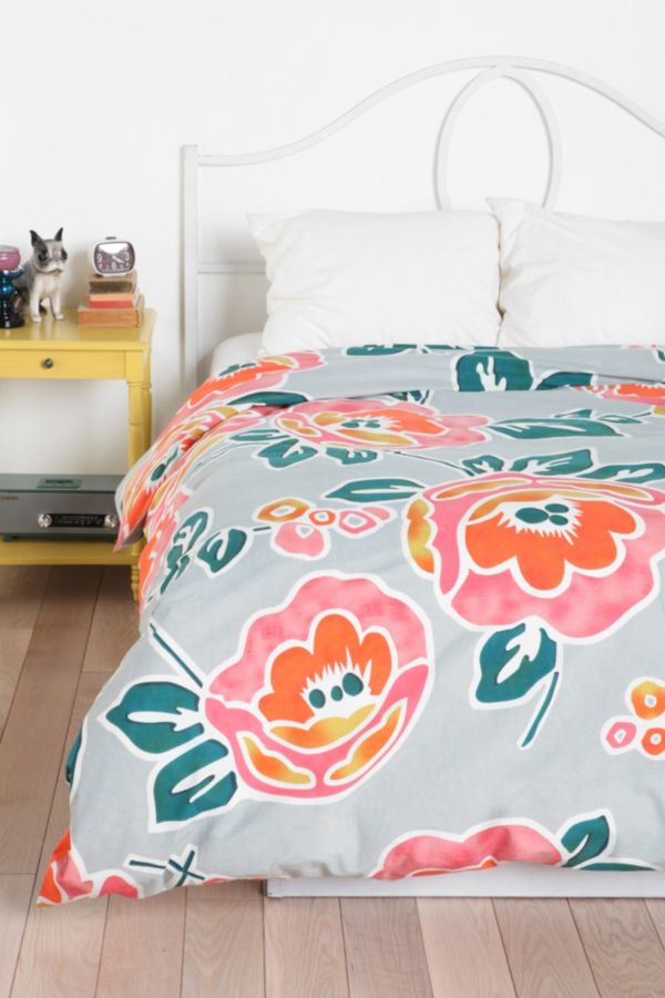 Plum Bow Peonies Duvet Cover Urban Outfitters