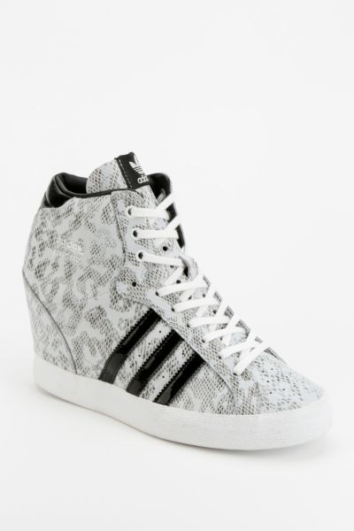 adidas high top wedge sneakers