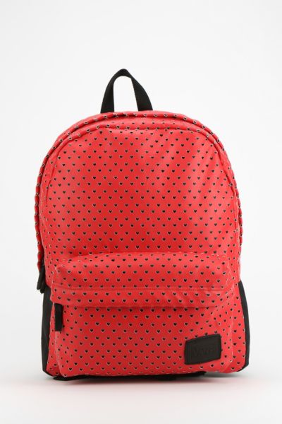 vans faux leather backpack