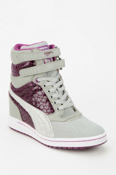 puma wedge heel sneakers