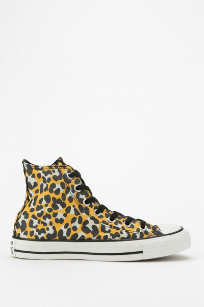 cheetah high top converse