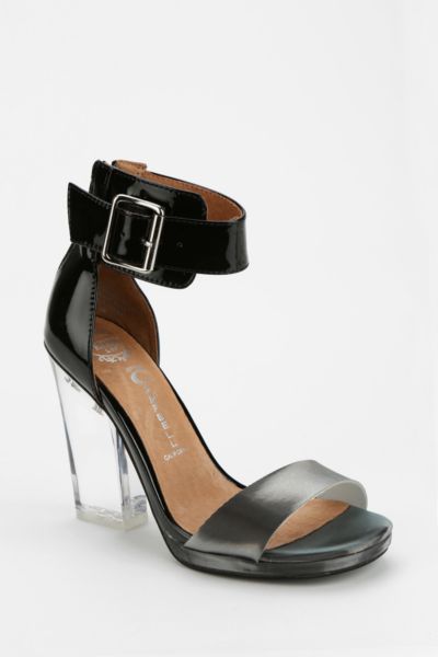 Jeffrey Campbell Soiree Patent Clear-Heeled Sandal | Urban Outfitters