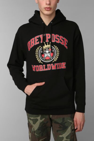 obey posse hoodie